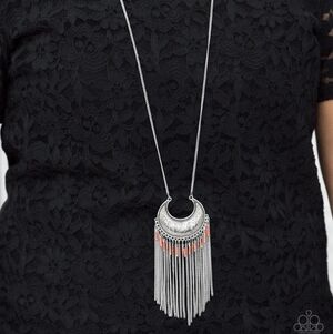 Paparazzi Necklace - Mad About Madagascar - Orange